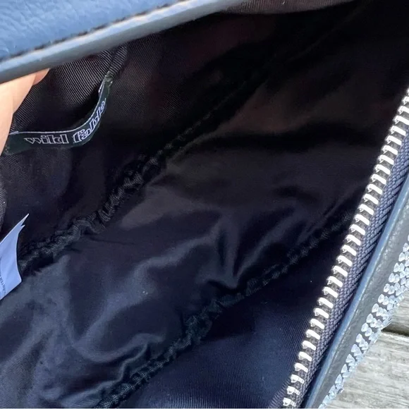 NWT Wild Fable Triangle Rhinestone Black Crossbody Handbag - Picture 14 of 16